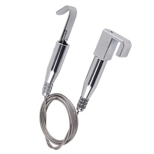 ワイヤーフレームホルダー7字セット壁面レール用大型1.5T 1個絵掛け固定インテリア