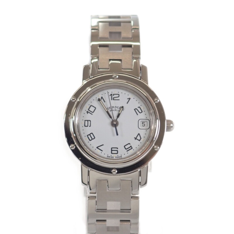 クリッパー CL4.210 腕時計 ステンレススチール クオーツ ホワイト文字盤 レディース【Aランク】