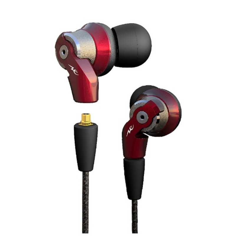 ラディウス　有線イヤホン カナル型［φ3.5mm ミニプラグ/ ハイレゾ対応］ レッド　HP-NHR31