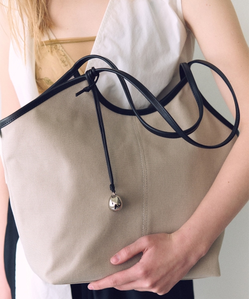 【OVHEE】 Vert Canvas Shoulder Bag_Natural ショルダーバッグ 正規品