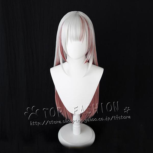 バーチャル YouTuber ホロライブ 百鬼あやめ コスプレ ウィッグ コスチューム ウィッグネット付き