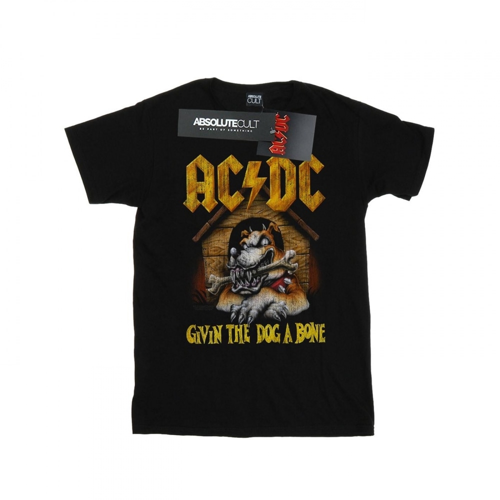 (英国より直送) AC/DC メンズギブ・ザ・ドッグ・ア・ボーン Tシャツ