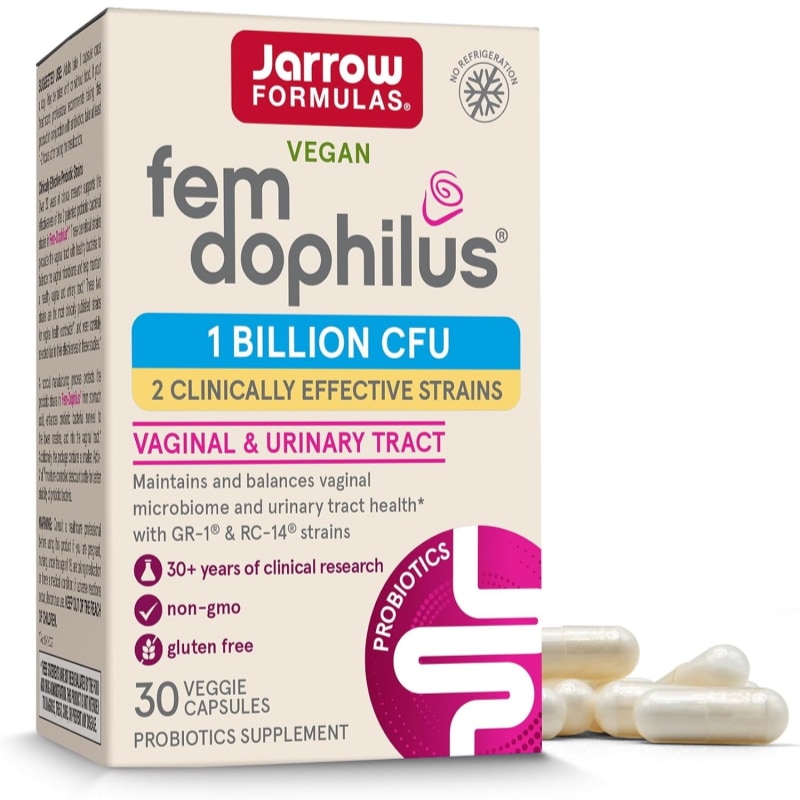 ヴィーガンFem Dophilus（フェムドフィラス） 10億CFU ベジカプセル 30粒