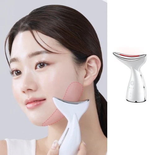 EMS美顔器Vライン・小顔ケア・リフトアップ・エイジングケア韓国製フェイスマッサージャーフェイス 高周波 多機能 振動 USBリフティング 顔 電動マッサージ器