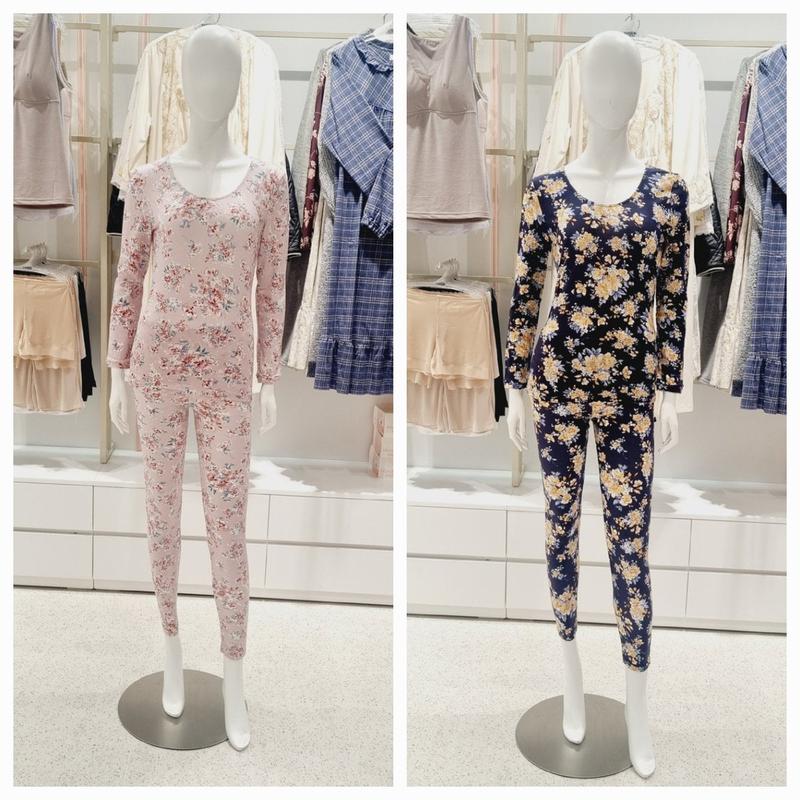 モダール上下女性肌着セットLG9277S