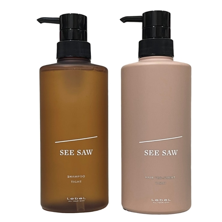 【セット品】シーソー　 ヘア＆スキャルプシャンプーT 500ml＆ ヘアトリートメントT タイト 500ml
