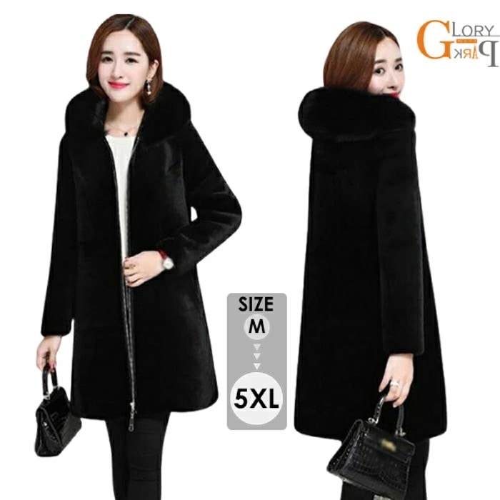 【高評価4.67点】フェイクファー コート ボアブルゾン ボアパーカー 大きめロング ファーフード付き レディース ブルゾン トップス 長袖 羽織 ライトアウター ジップアップ フード ボリューム 防