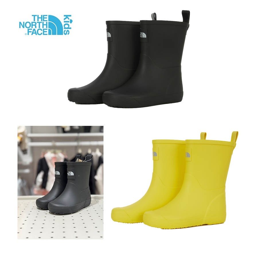 NS84R83 KS CLASSIC RAINBOOTS キッズ レインブーツ レインシューズ 長靴 雨 防水 ゴム ラバー 男の子 女の子 ミドル 短め 裏地 軽い おしゃれ 黒 レディース