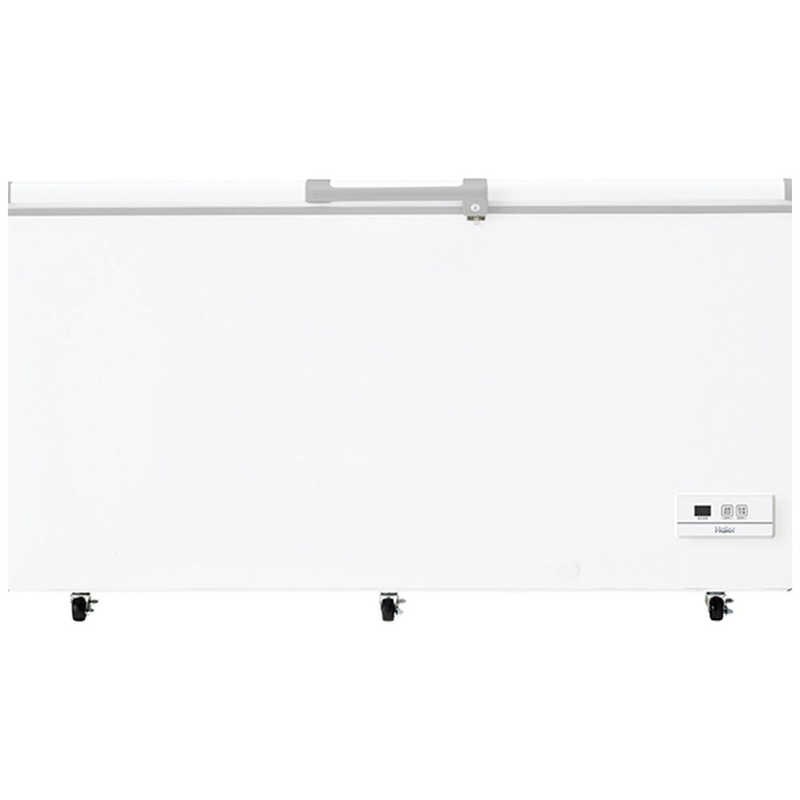 ハイアール　冷凍庫 1ドア 519L 上開き キャスター付き 直冷式 幅165cm ホワイト　JF-MNC519B(W)（標準設置無料）