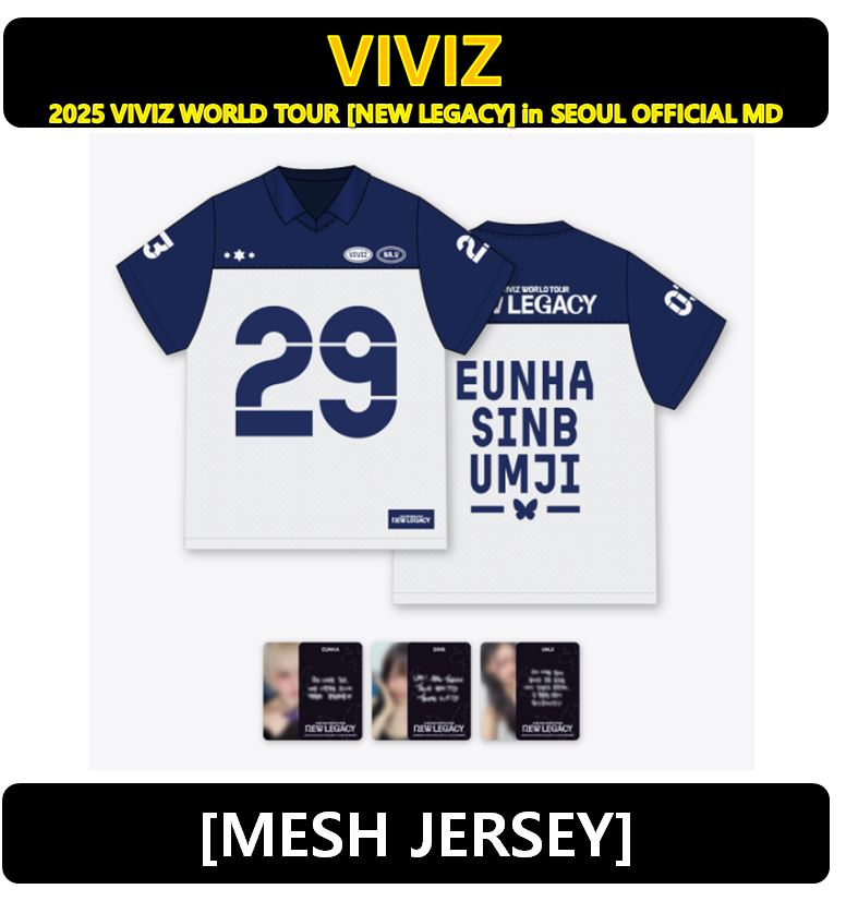 【VIVIZ】 - [MESH JERSEY] 2025 VIVIZ WORLD TOUR [NEW LEGACY] in SEOUL OFFICIAL MD