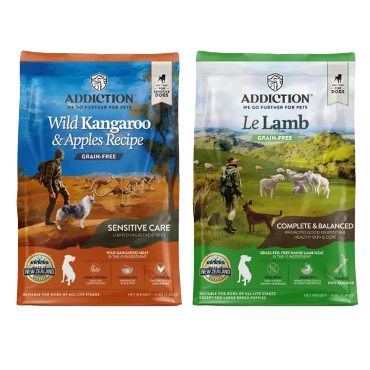 ローテーションセット ワイルドカンガルー＆アップル＋ル・ラム 1.8kg 各1袋