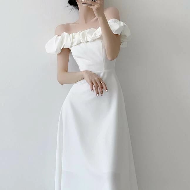 レディース ワンピース ドレス ロング ノースリーブ ワンショルダー スリム 大人可愛い きれいめ 上品 おしゃれ ラフ ガーリー クール エレガント 主役級 存在感 フォーマル 都会的 ナチュラル
