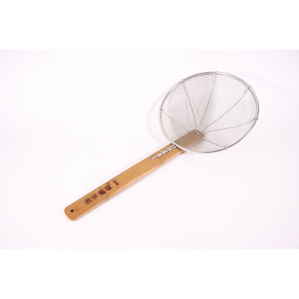 （まとめ買い）カンダ 神田鉄鍋 炭化竹柄 そば揚げ 28cm [x3]