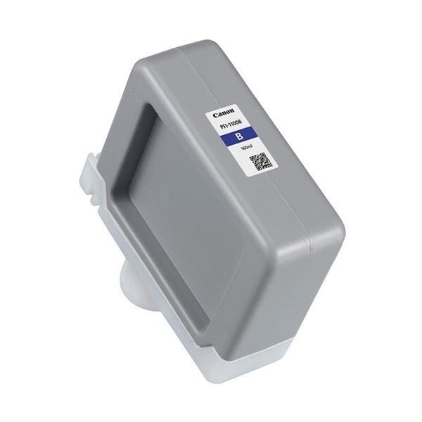 (まとめ）キヤノン インクタンクPFI-1100B ブルー 160ml 0859C001 1個(×3セット)