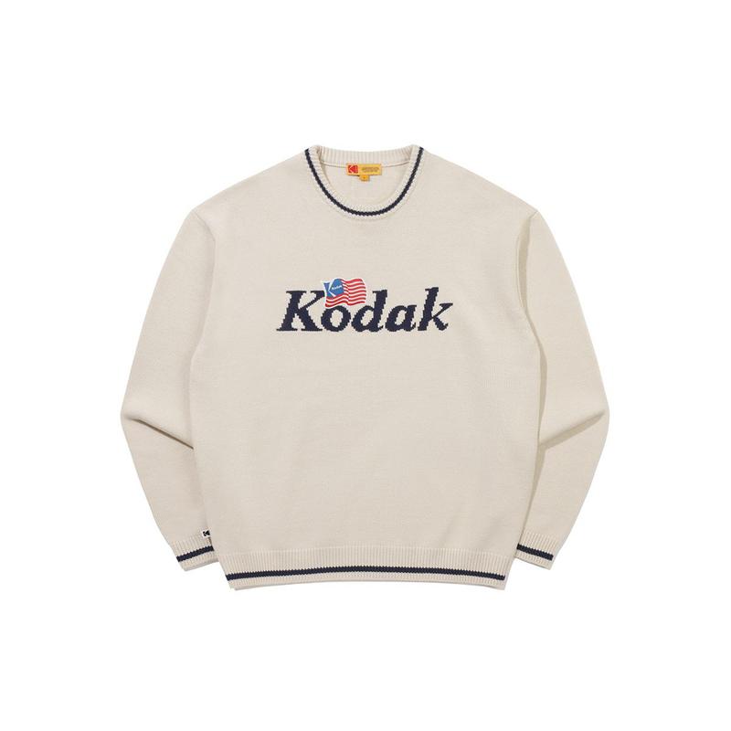 [公式]ゴールドモーメント ロゴ ポイント ニット IVORY