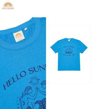 Qoo10 Hello Sunrise HS Mermaid Tee ロゴ 半袖