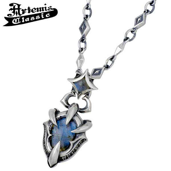 アルテミスクラシック Artemis Classic ドラゴンクロー シルバー ネックレス アクセサリー ラブラドライト キュービック シルバー 925 スターリングシルバー ACP0267