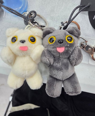COMFORT MUNK KeyRing ぬいぐるみ キーホルダー　アイボリー COMFORT MUNK KeyRing ぬいぐるみ キーホルダー アイボリー