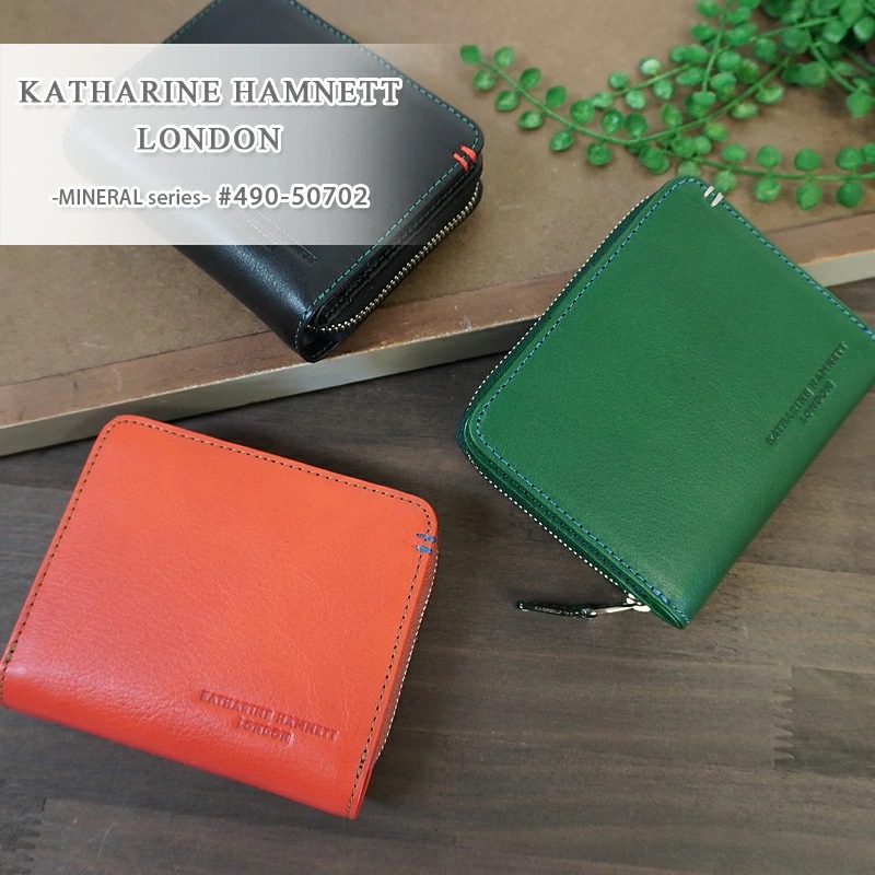 キャサリンハムネット ロンドン KATHARINE HAMNETT LONDON 二つ折り財布 MINERAL ミネラル 490-50702 正規取扱店