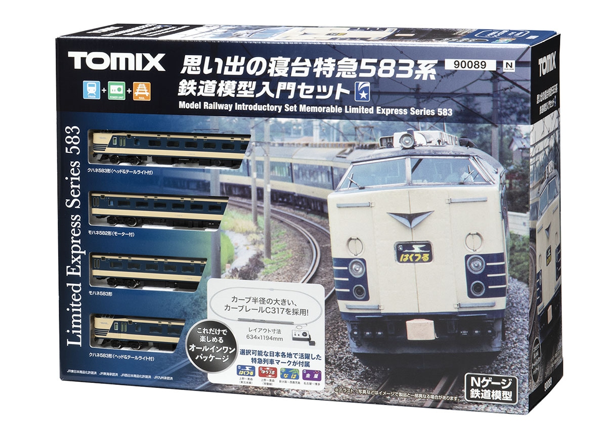 トミックス (N) 90089 トミックス　思い出の寝台特急583系　鉄道模型入門セット（4両） トミックス 90089 オモイデ 583ケイ ニュウモンセット 4R