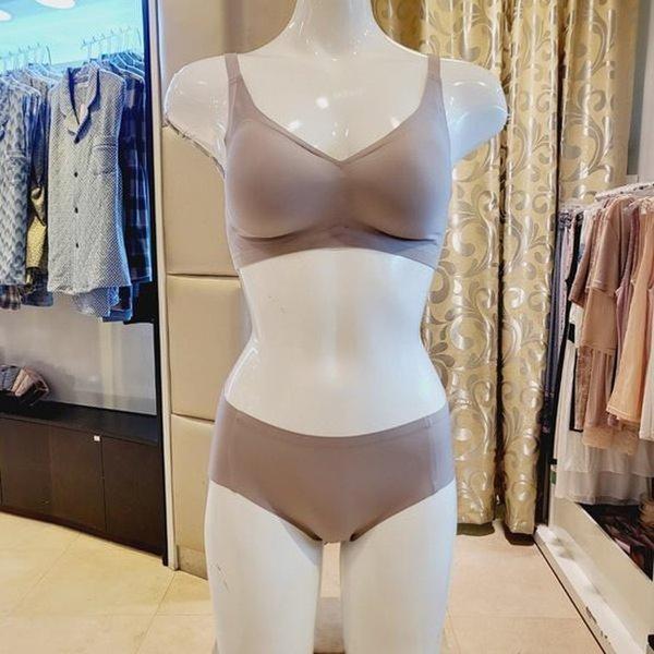 BRS938_끈 노와이어 무봉제브라 팬티세트