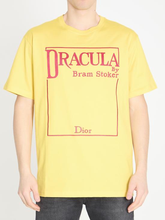 DIOR Men T-Shirts 683J640 YELLOW