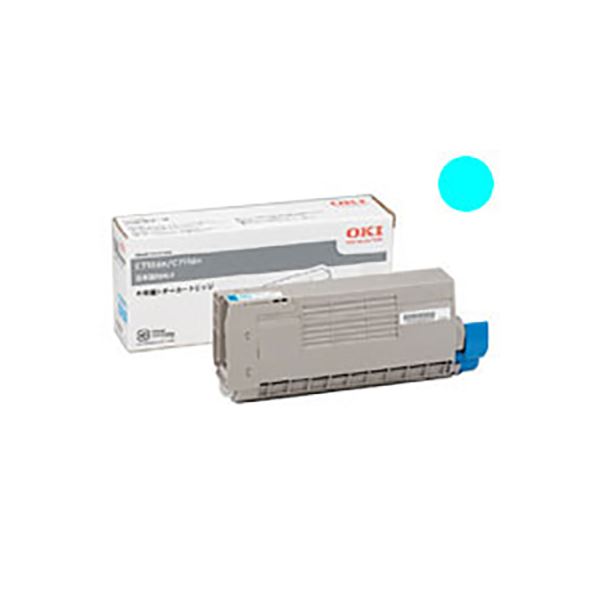 (純正品) OKI 沖データ トナーカートリッジ (TNR-C4GC2 C シアン) 大容量