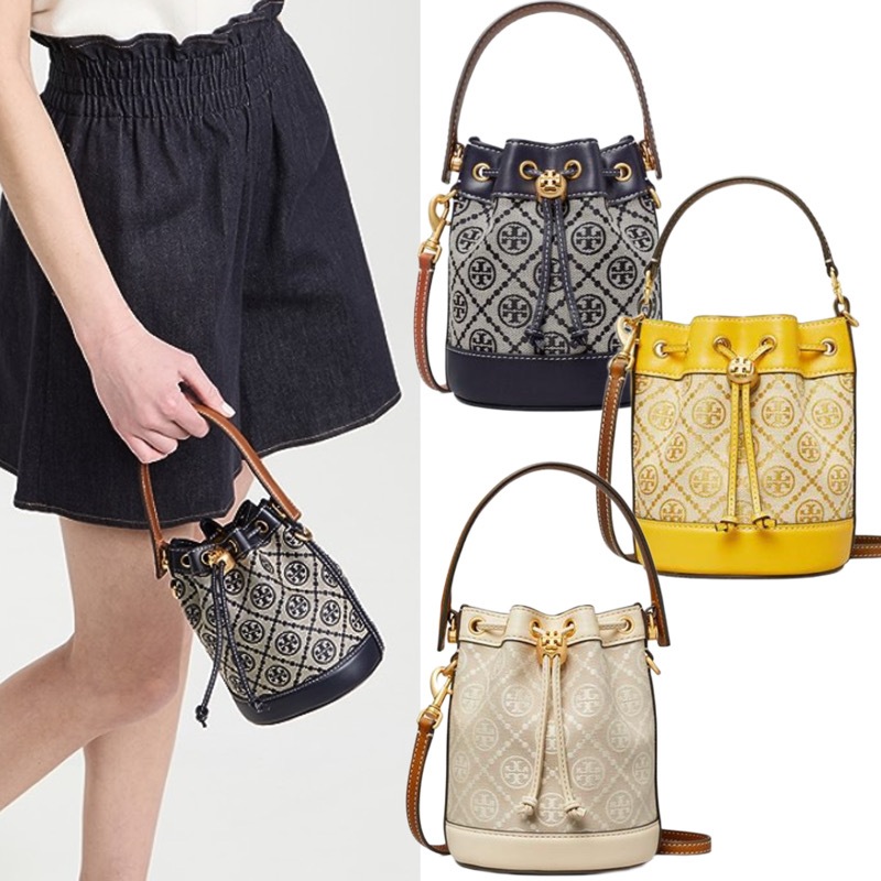 T MONOGRAM BUCKET BAG レディース 小型巾着型 80534
