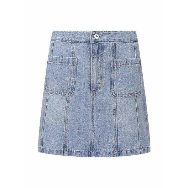 [] 女性) Lトーン アウトポケット デニムスカート (B252DK982P1) [P003788286]