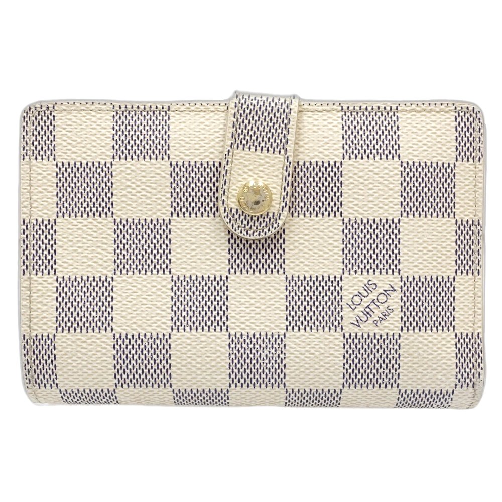 ダミエ アズール ポルトモネ ビエ ヴィエノワ N61676 二つ折り財布 アズール/181294【中古】