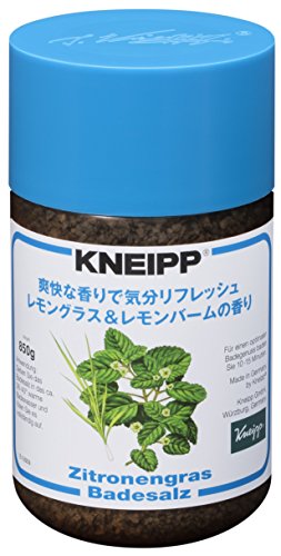 クナイプ バスソルト レモングラス&amp レモンバームの香り 850g