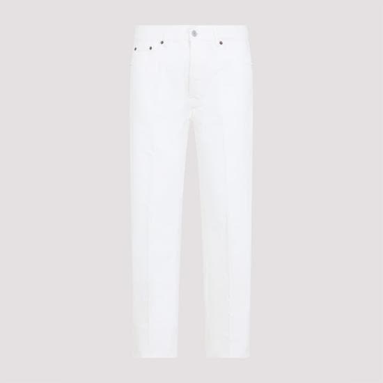 CELINE Men Denim Pants RP0DI789D GFV7 WHITE HEAVY STONE WASH