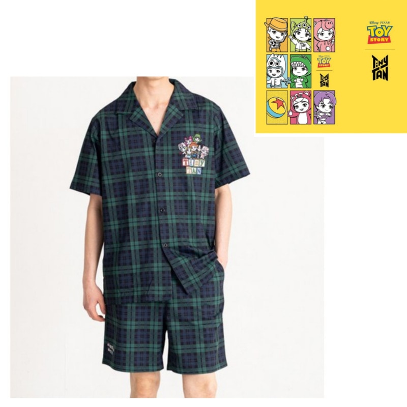 【公式】BTS × Toy Story コラボ メンズ パジャマ 上下セット ルームウェア