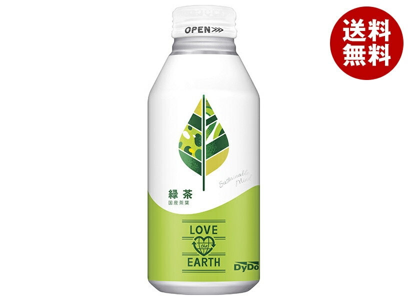 ダイドー LOVE the EARTH(ラブジアース) 緑茶 400gボトル缶＊24本入＊(2ケース)