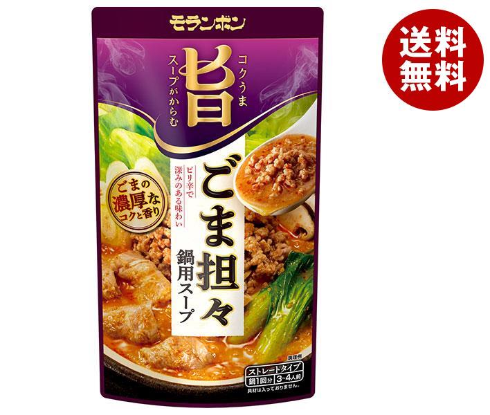 モランボン コク旨スープがからむ ごま担々鍋用スープ 750g＊10袋入＊(2ケース)