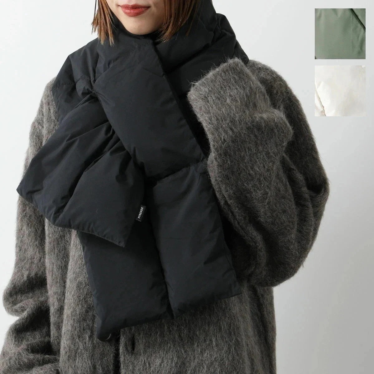 PYRENEX ピレネックス マフラー LUCIANA 3 ルシアナ HUW033P レディース ダウンスカーフ 大判 カラー3色