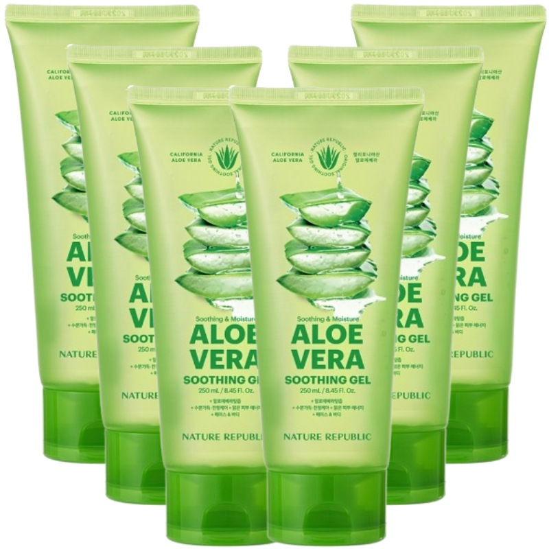 スージング＆モイスチャー アロエベラ ジェル 250ml 6個