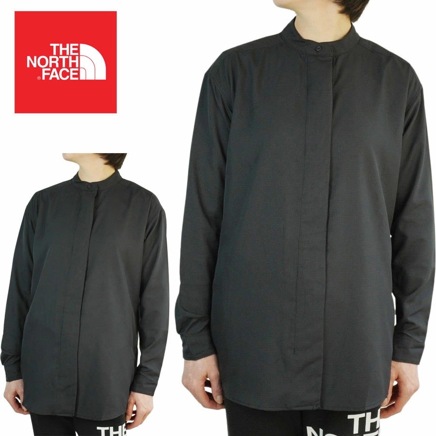 ノースフェイスTHE NORTH FACE レディース シャツW XPLR CITY BD SHIRTウィメンズ エクスプロア シティ シャツTNF B