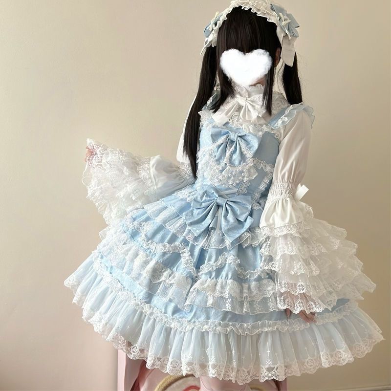 【3日出荷】 華やか 花嫁 JSK キャミソールワンピース ロリータ レディース