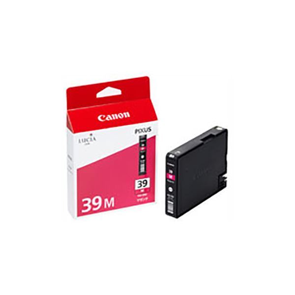(まとめ) (純正品) Canon キャノン インクカートリッジ/トナーカートリッジ (4862B001 PGI-39M マゼンタ) (×3セット)