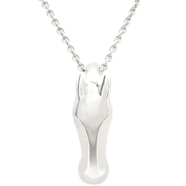 エルメス HERMES ネックレス ギャロップ ペンダント シルバー925 シルバー AG925 SV925 ホースモチーフ 馬 【箱】【中古】