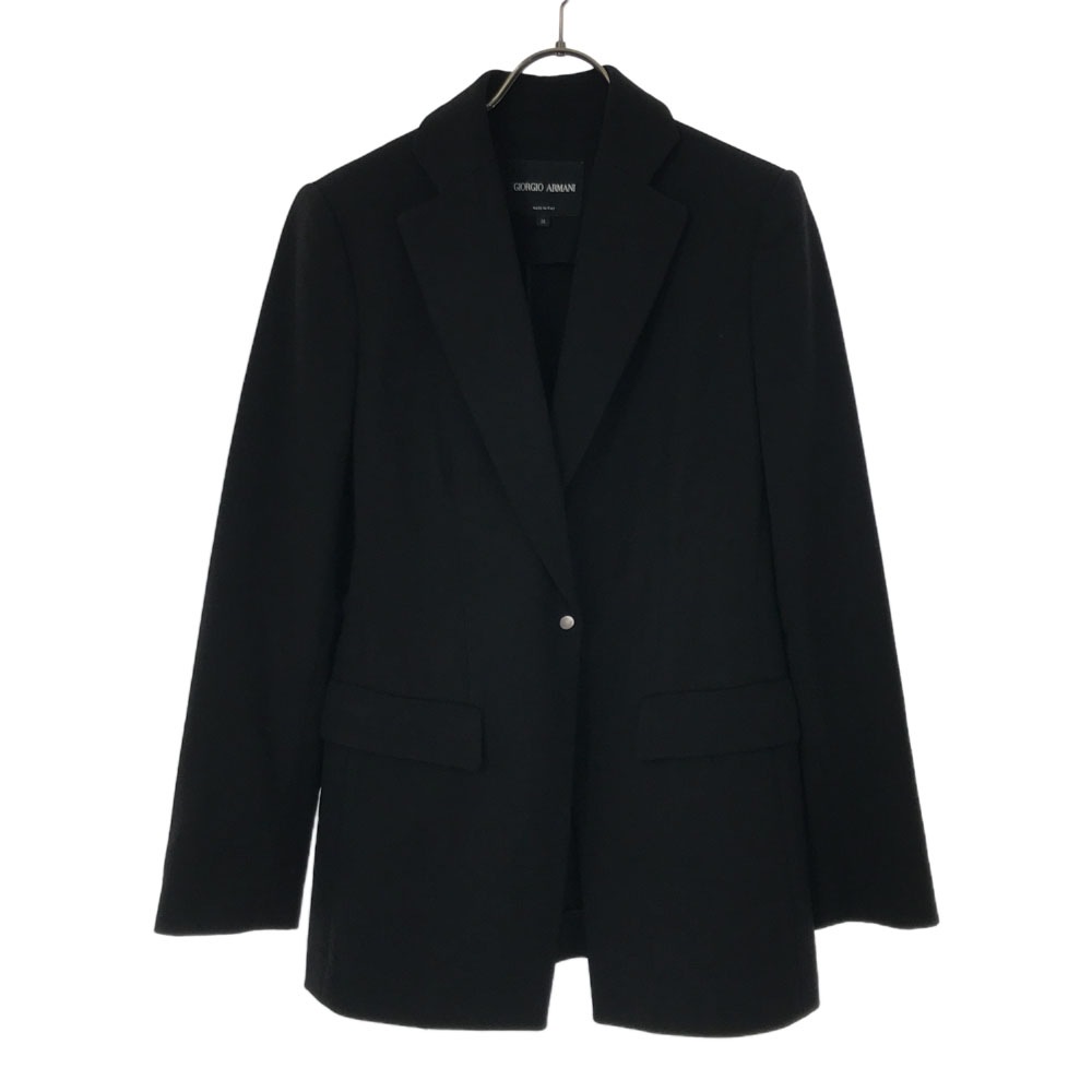 イタリア製 テーラードジャケット 36 ブラック レディース
