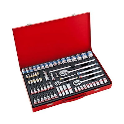 他サイト： SK11 フルソケットレンチセット レンチセット レンチ TS-2465M 差込角:6.3mm 9.5mm 12.7mm 65点 1セットの商品画像