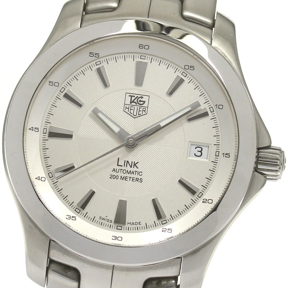 タグホイヤー TAG HEUER WJF2111 リンク デイト 自動巻き メンズ 良品 _838212【中古】