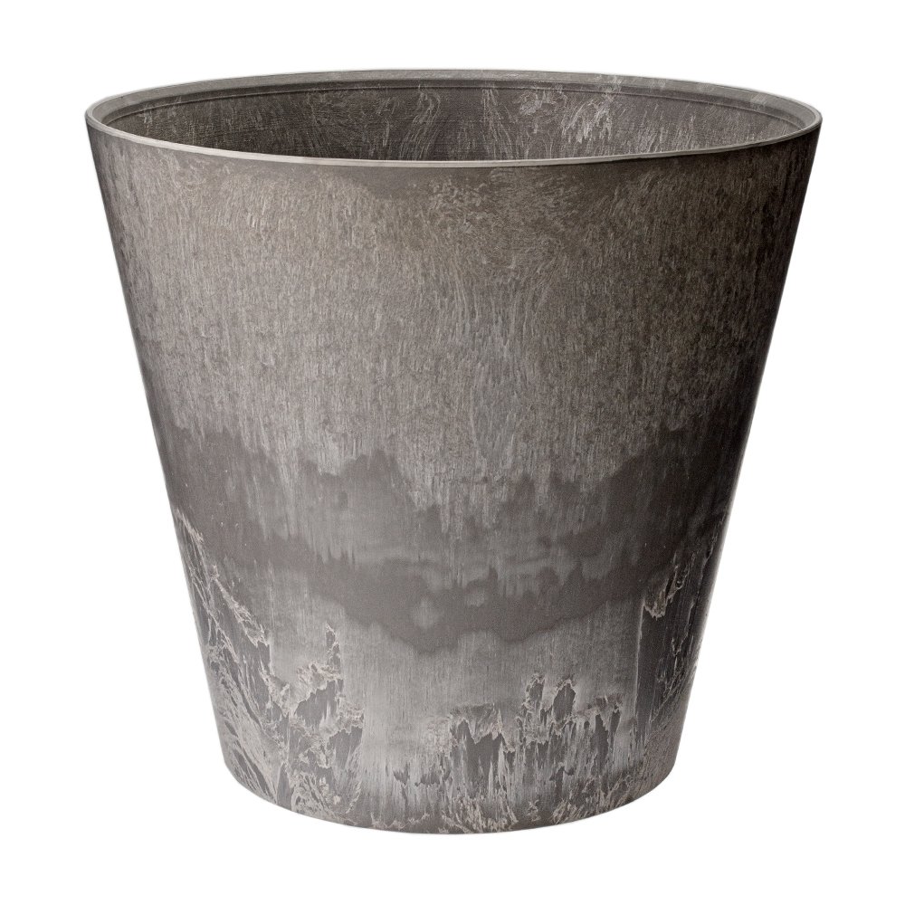鉢　ａｍａｂｒｏ　アートストーン　ラウンド　グレー　４３ｃｍ　植木鉢　おしゃれ　大型　ＣＲＣ90―03―05―10―00