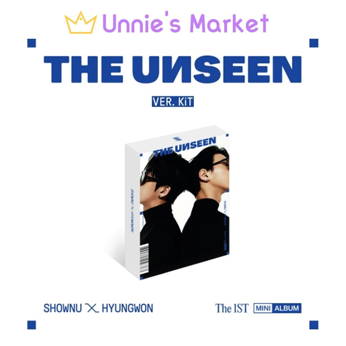 SHOWNU X HYUNGWON - THE UNSEEN SMC KiT Ver. + Free Photocard(fan-made) 1EA