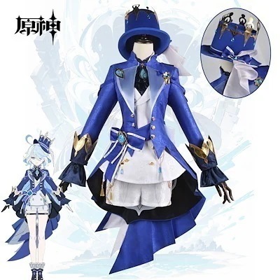 コスチューム Focalors コスプレ衣装 フォカロルス 水神 Genshin げんしん 原神 スーツ ハロウィン 2023年新作入荷コスプレ30%までに制限