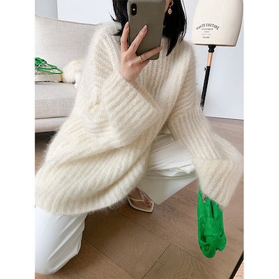 ニット ニットソー セーター ロング ロング丈 ビッグサイズ ボリューム袖 フレアスリーブ バブルスリーブ ふわふわ袖 レディース ガーリー かわいい 大人可愛い ニット ニットソー セーター ロング ロング丈 ビッグサイズ