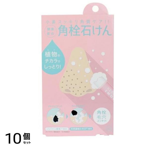 酵素配合角栓石けん モイスチャー 8g 10個セット