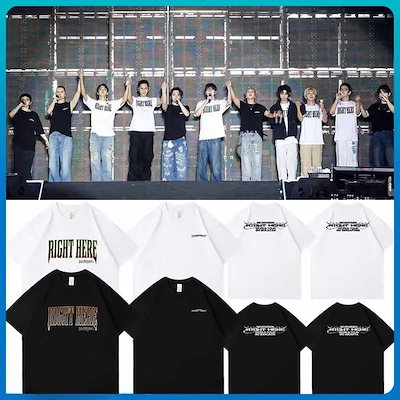 セブチ　RIGHTHERE tシャツ　新品　Lサイズ SEVENTEEN - 'RIGHT HERE' World Tour Official MD - K PLACE